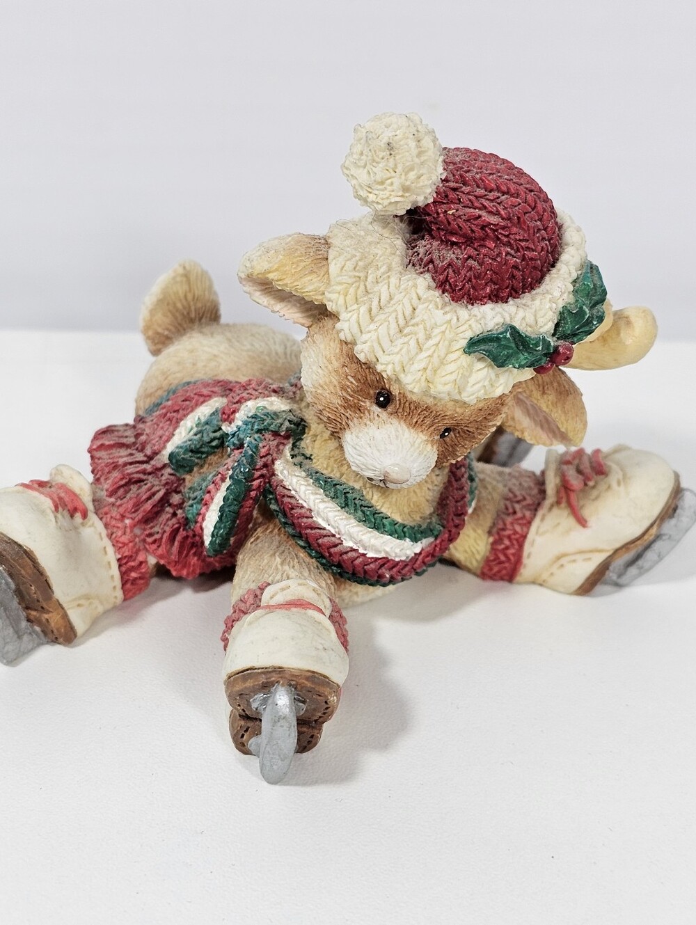 Vintage 1994 Enesco "Santa's Special Deerlivery" reindeer figurine Whoopsie